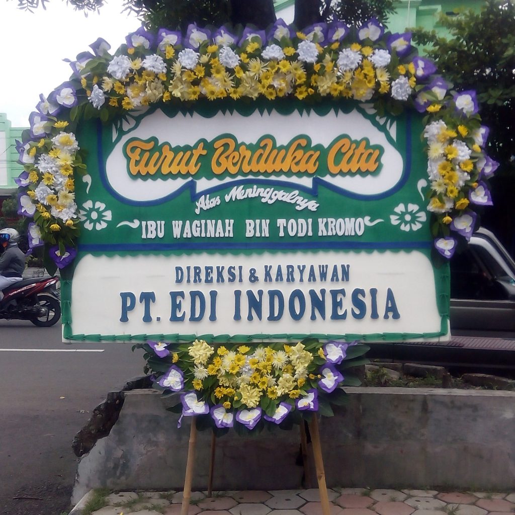 gambar bunga papan duka cita pt edi indonesia